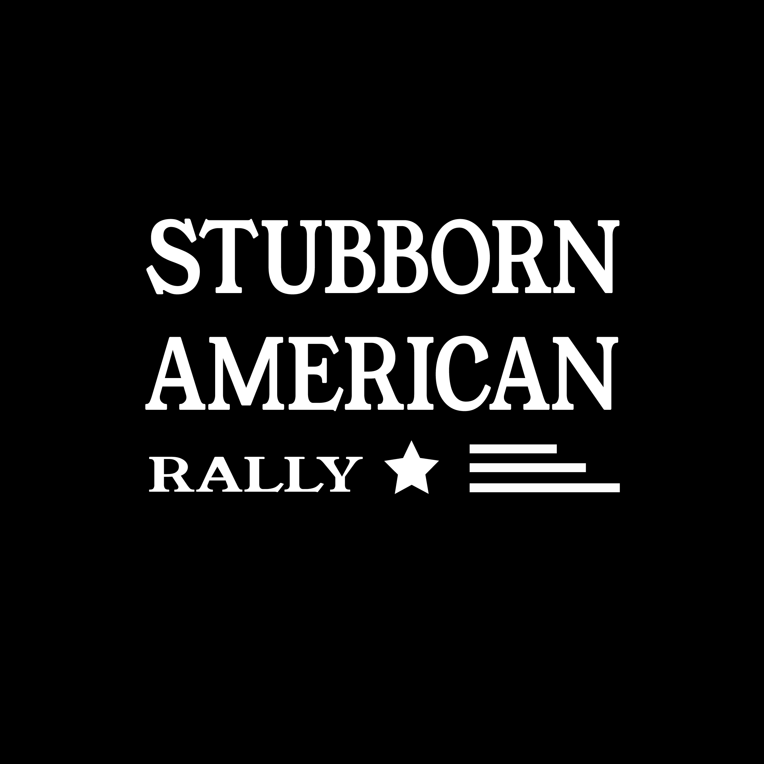 Stubborn American Rally 2024 Adam Sandoval